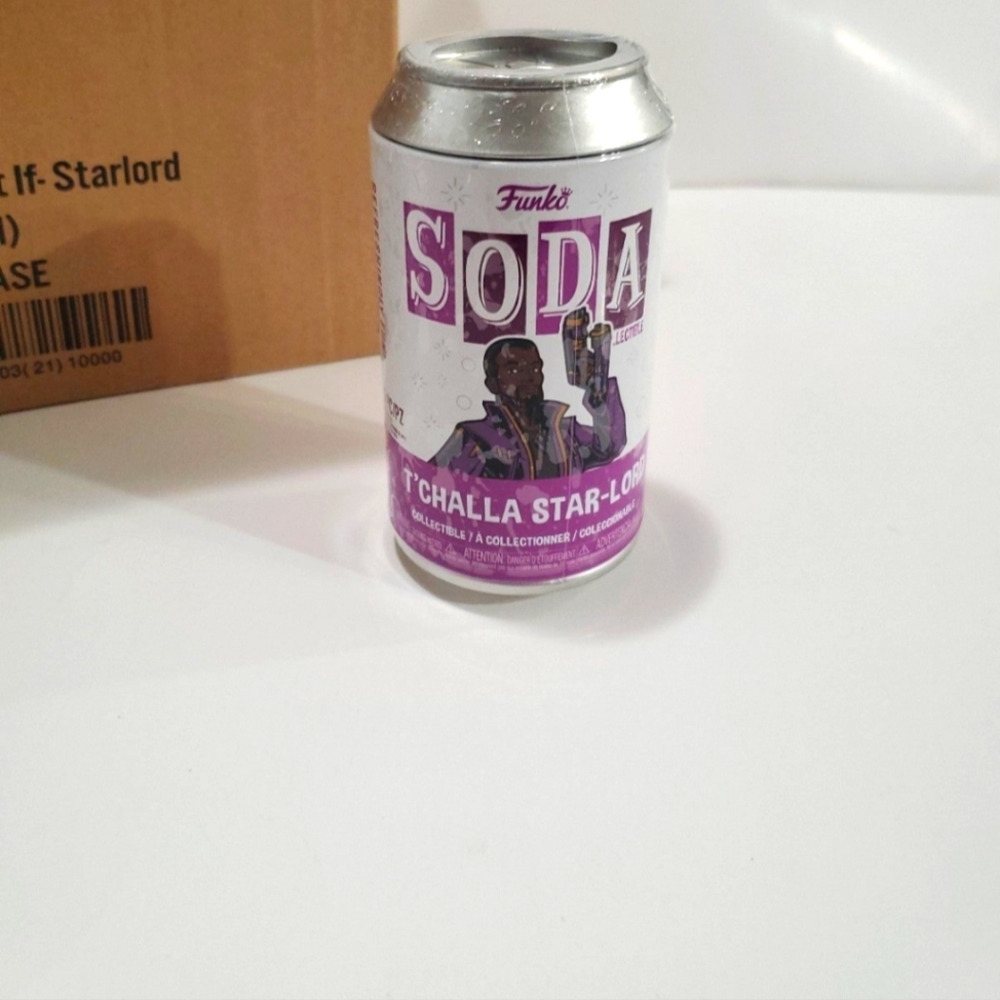 Funko Vinyl Soda What If T’Challa Star-Lord sealed can